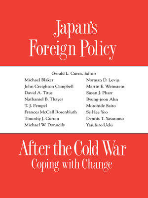 cover image of Japan's Foreign Policy After the Cold War